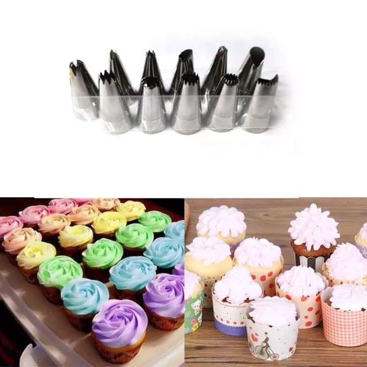 15 Pieces Cake Decorating Set Nozzles Set Cake Decorating Tool Cake nozzles, Cake nozzle set, Cake nozzles with pipping bag, Cake nozels, Cake nosel, Cake noozles, Cake nossels, Cake nozel set, Cake nozal