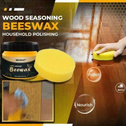 (pack Of 50) (only bulk orders) Wood Seasoning Beewax Complete Solution Furniture Care 1 Polishing Beeswax O1B1 (Made in Pakistan)