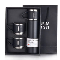 3 in 1 Vacuum Insulated Thermal Flask Set With Cup Set 500ML