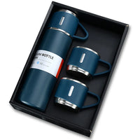 3 in 1 Vacuum Insulated Thermal Flask Set With Cup Set 500ML