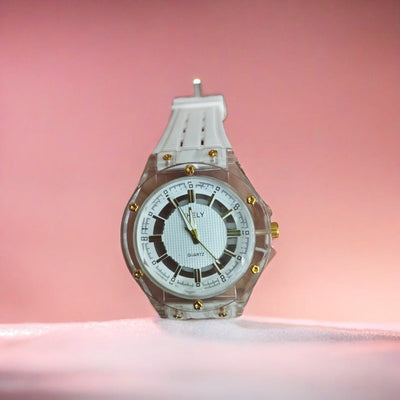 Yhely Rubber Strap Gents Watch With Normal Box