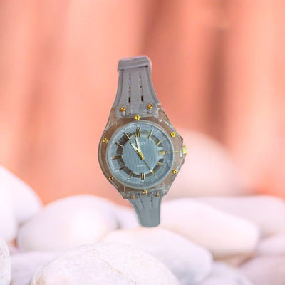 Yhely Rubber Strap Gents Watch With Normal Box